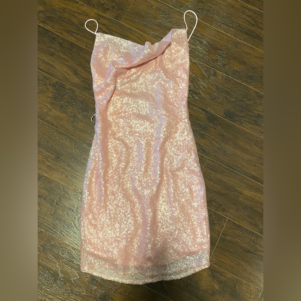 NWT Pink Hello Molly Sequin Mini Dress
